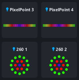 Fixture RGB colors